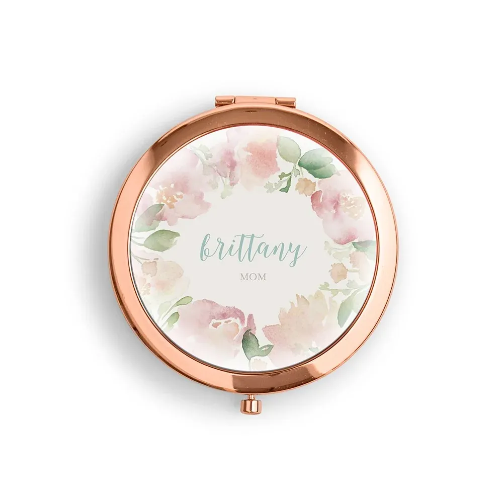 Diseño floral personalizado para regalo de mamá
