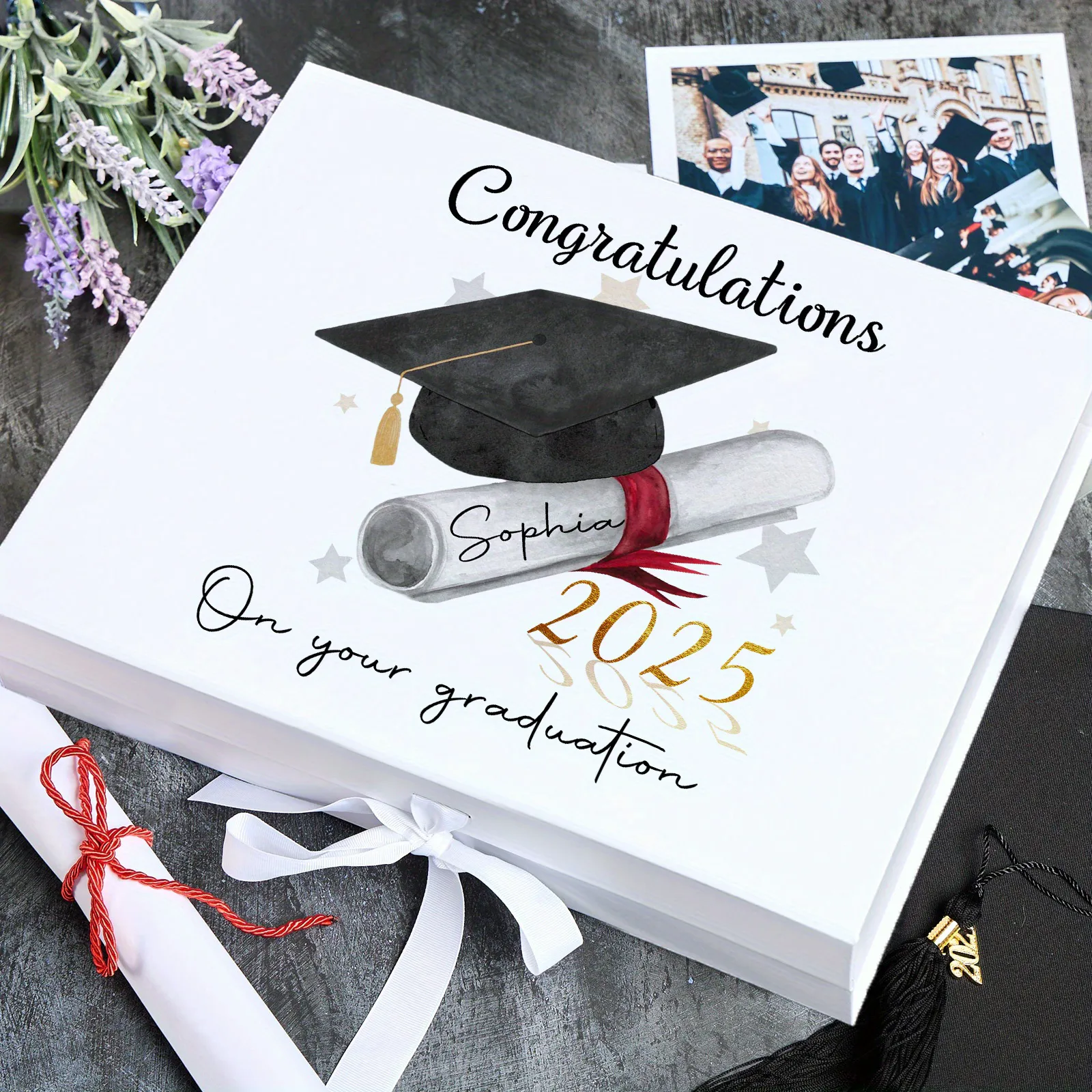 Caja para graduación