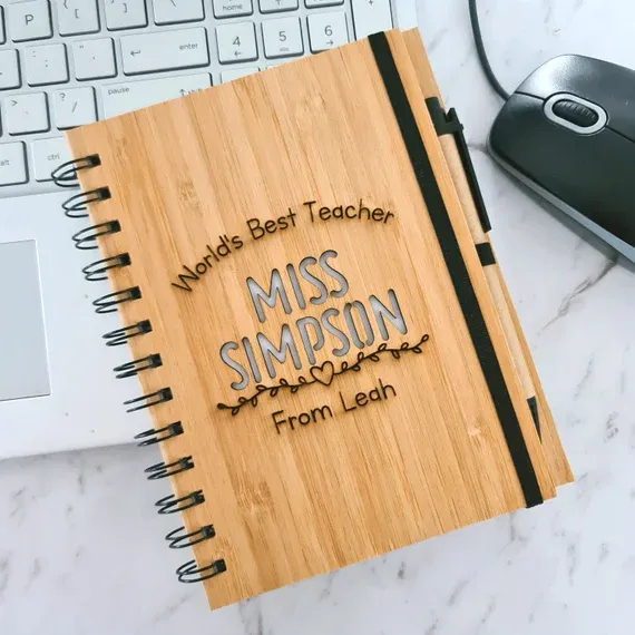 Libreta personalizada para maestro
