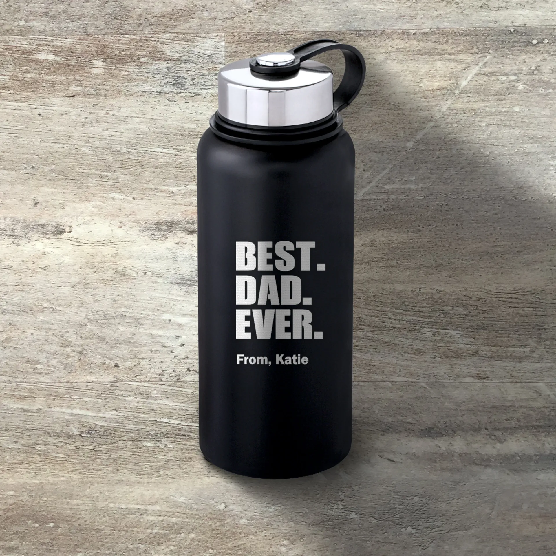 Ejemplo de botella personalizada por hobby para confirmar el diseño