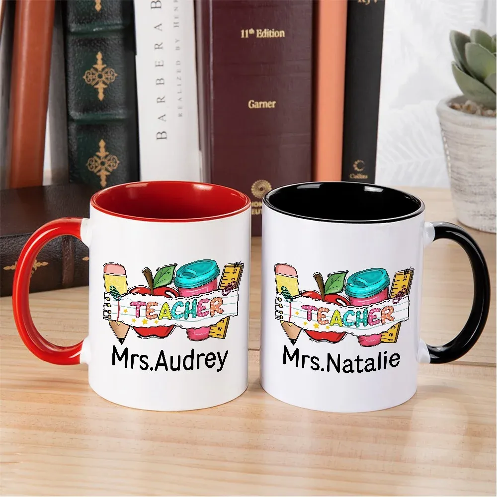 Ejemplo visual: Tazas con nombre